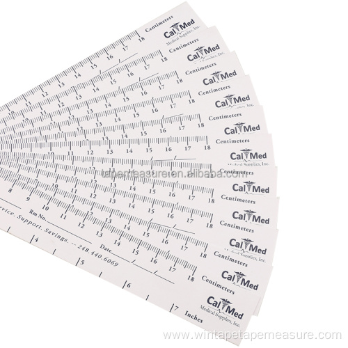 Customized Medical Paper Wound Measuring Ruler